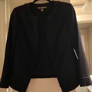 Karl Lagerfield Textured Blazer